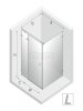 NEW TRENDY Kabina prysznicowa drzwi uchylne AVEXA GOLD SHINE Linia Platinium 110x70x200 EXK-1848/EXK-1854